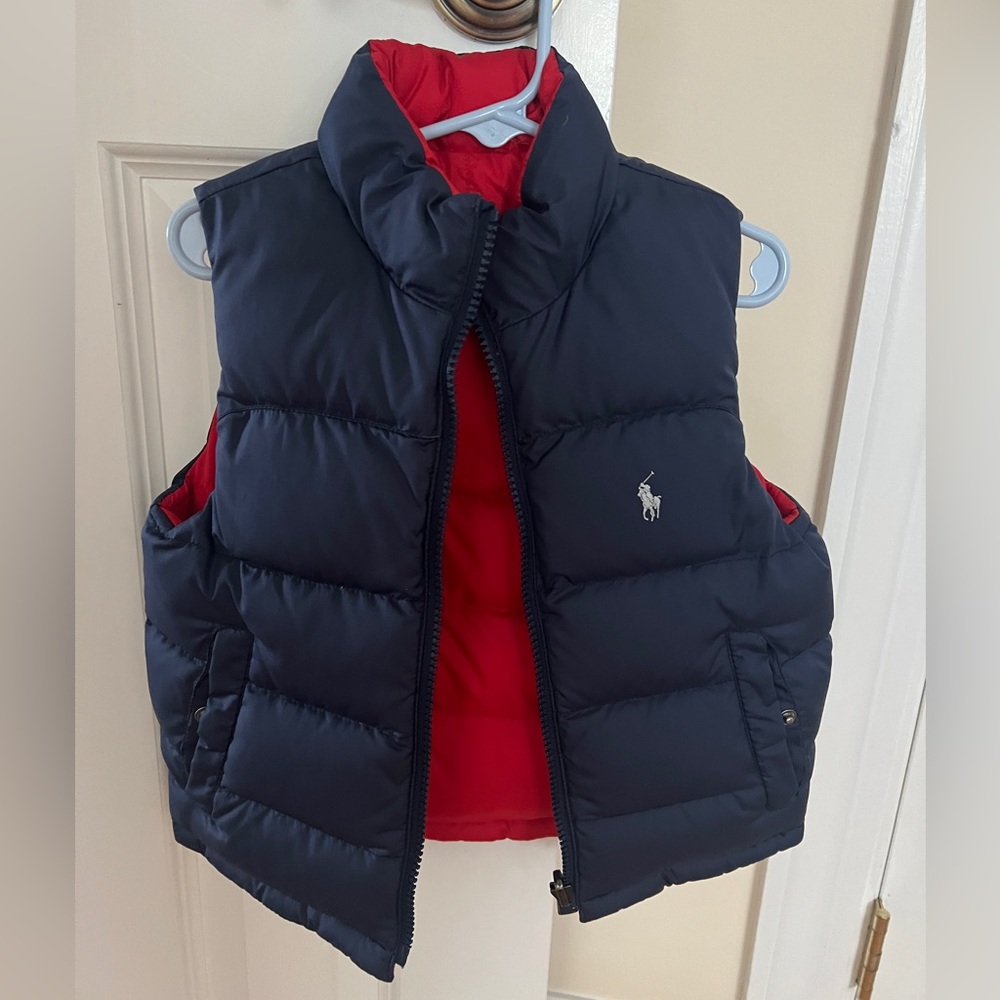 Like New Ralph Lauren Toddler Reversible Puffer Vest